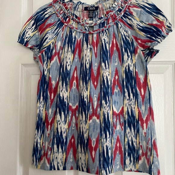 Chaps Multi-Coloured Short Sleeve Shirt - Picture 2 of 5